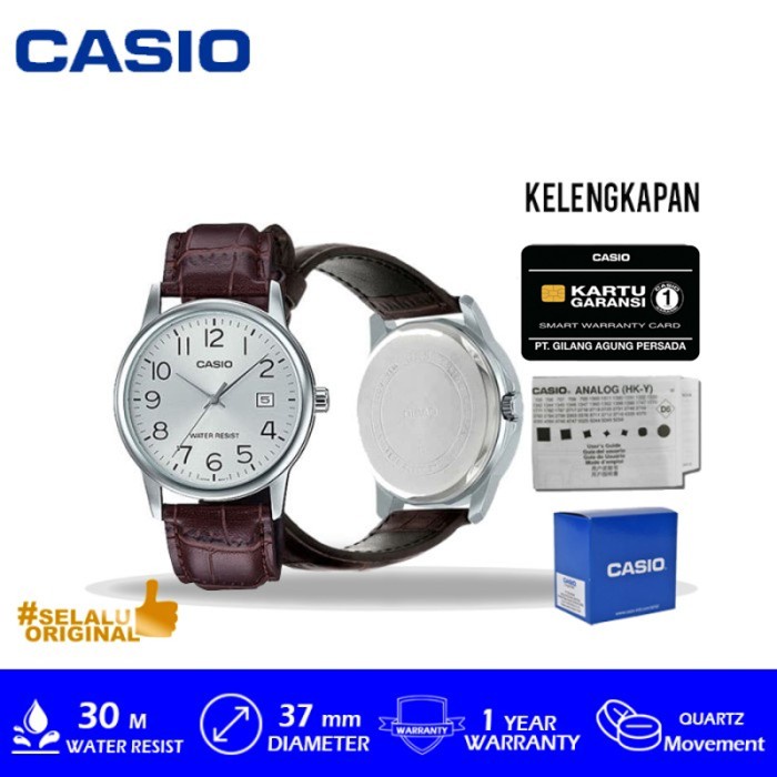 ✅Ori Casio General Mtp-V002L-7B2 /Mtpv002L7B2 /Mtp-V002L Original Diskon