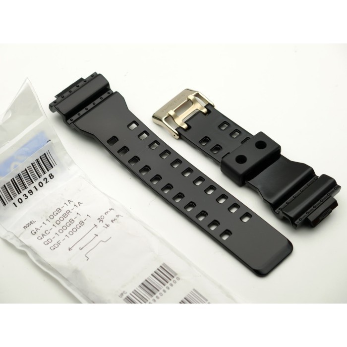 ✅Ori Tali Strap Casio Original Ga-110Gb Gac-100Br Gd-100Gb Gdf-100Gb Gold Terbatas