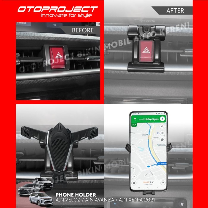 Car Phone Holder Mobil All New Avanza Xenia 2022 Dudukan Hp Otoproject star