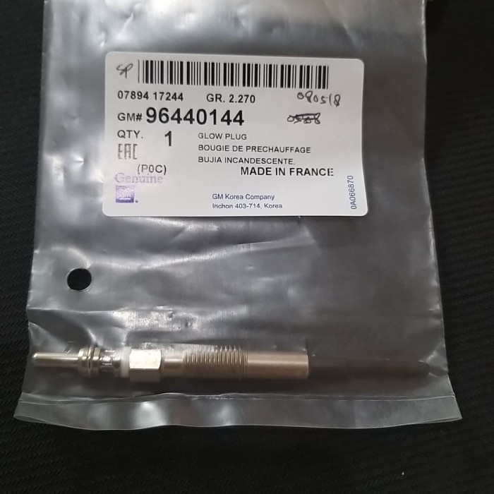 Glow Plug (Busi Pemanas) Captiva Nfl Original Gm 96440144 Kode Hm148