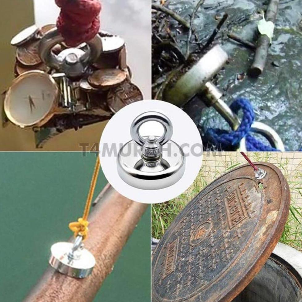 Bisa COD Magnet Neodymium Kait Magnet pancing Besi Magnet bulat D55 Termurah