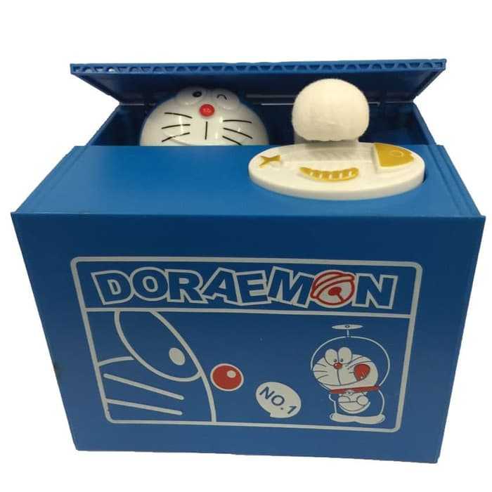 Doraemon Piggy Bank Coin Saving Box - Celengan Koin Bentuk Hewan