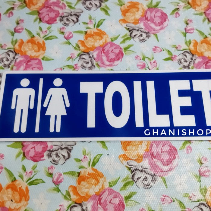 Promo Plang Nama Toilet Alumunium Plat