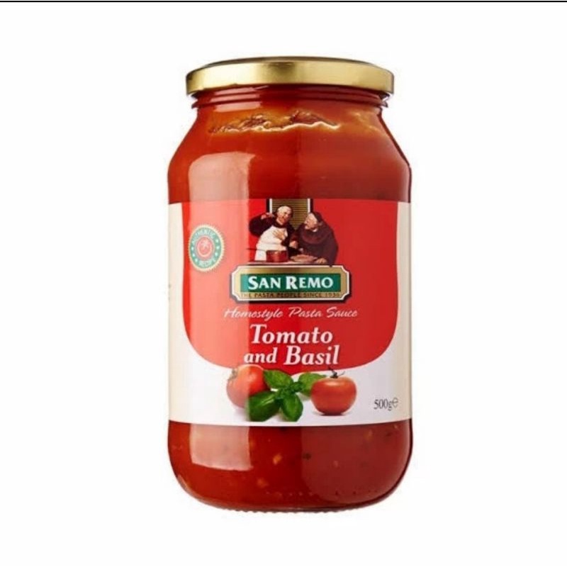 

Pasta Sauce Tomato & Basil San Remo