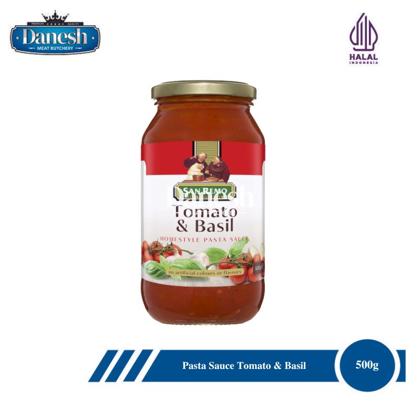 

Saus Pasta Tomato Dan Basil San Remo 500Gr