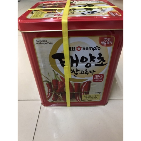 

Sempio Gochujang 14Kg Cabe Pasta Hot Pepper Paste Korea Saus Sambal Pasta