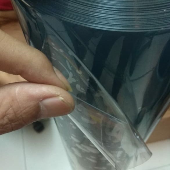 Yusan Plastik Tirai Pvc Bening 1Mm X 120Cm / Tirai Pvc Clear Meteran