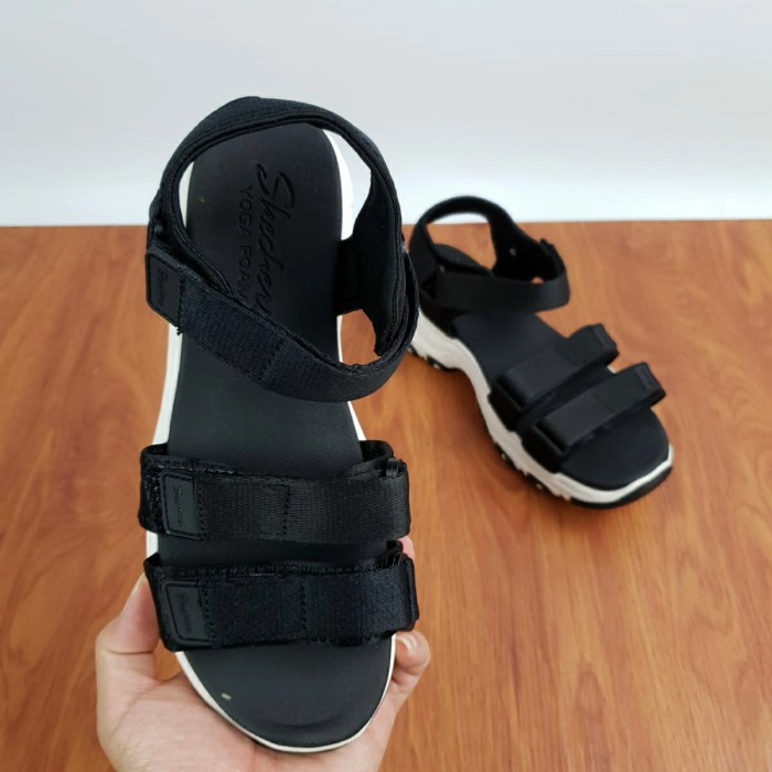 [New Ori] Sandal Skechers Dlites Woman/Sandal Wanita/Sandal Gunung Terbaru