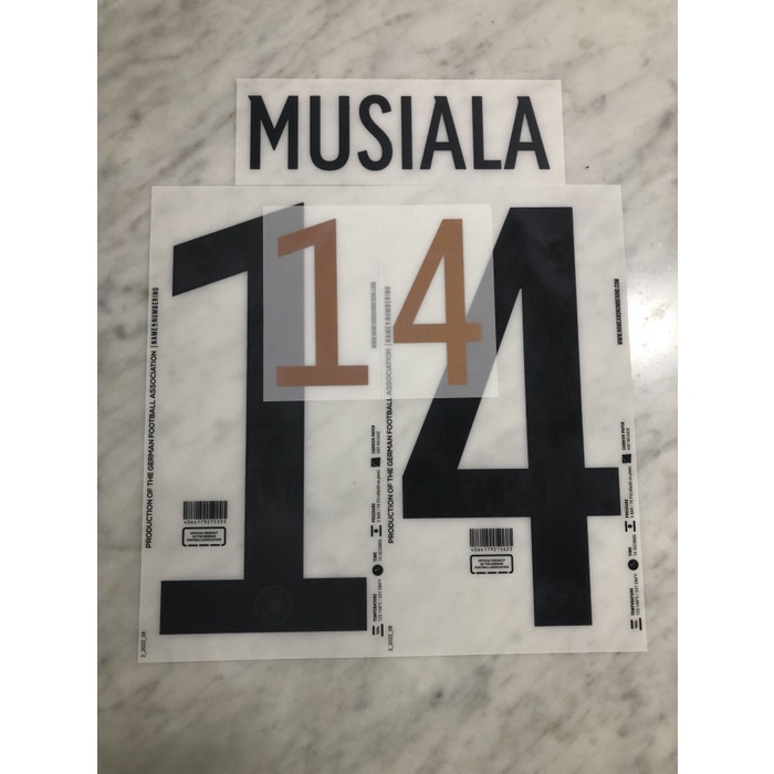 [New] Nameset Original Musiala Jerman Home Wc 2022 Terbaru