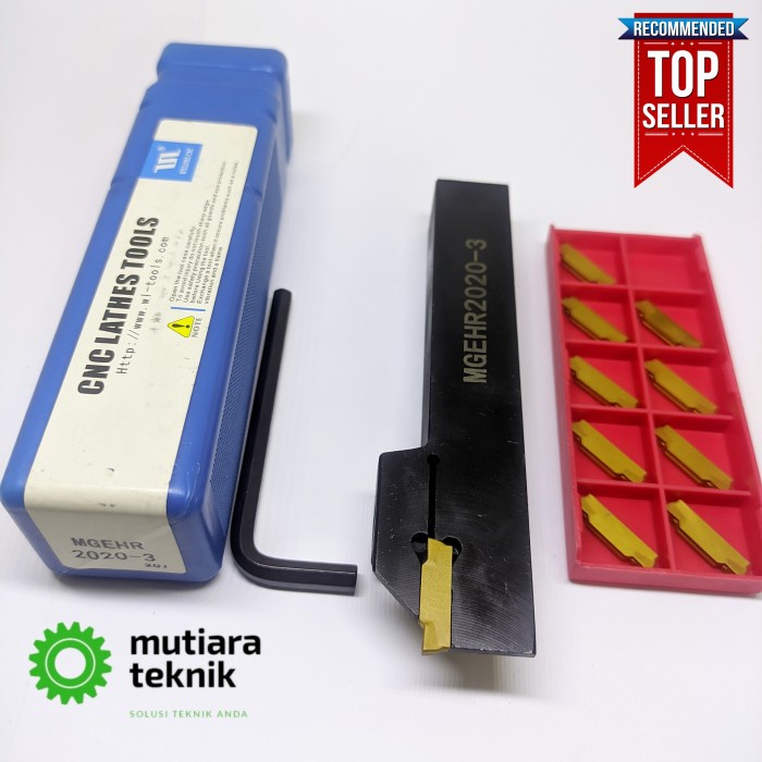 ✅New Holder Mesin Bubut Cnc Potong 2020 3Mm Set Insert Bubut Carbide 3Mm Bisa Sameday