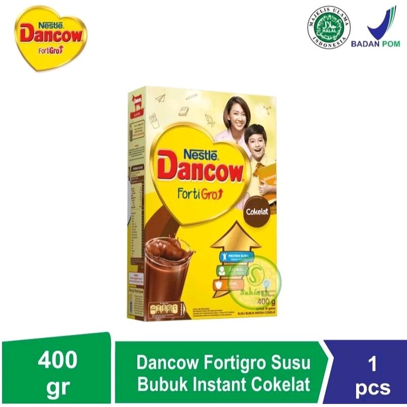 

Dancow Fortigo Susu Bubuk Cokelat 400gr