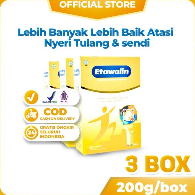 

3 Box Etawalin - Susu Kambing Etawa 100% Original Atasi Nyeri Sendi