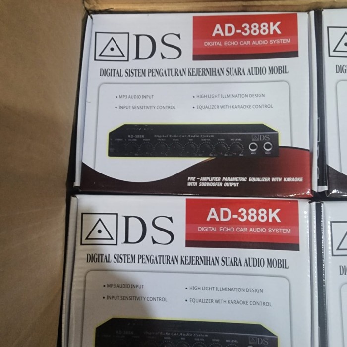 NEW PARAMETRIK AUDIO MOBIL EQUALIZER PRE AMPLIFIER HOLLYWOOD HW 789S ORIGINAL TERBARU