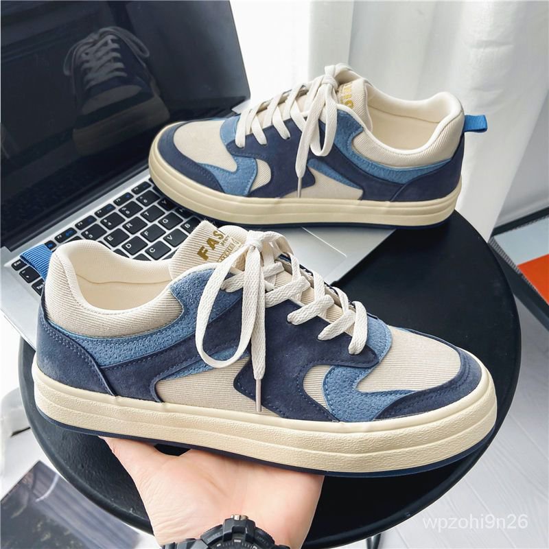 2023Sepatu Olahraga Pria, Sepatu Kanvas Leher Rendah, Sepatu Trendi Modis, Sepatu Bersirkulasi Semua