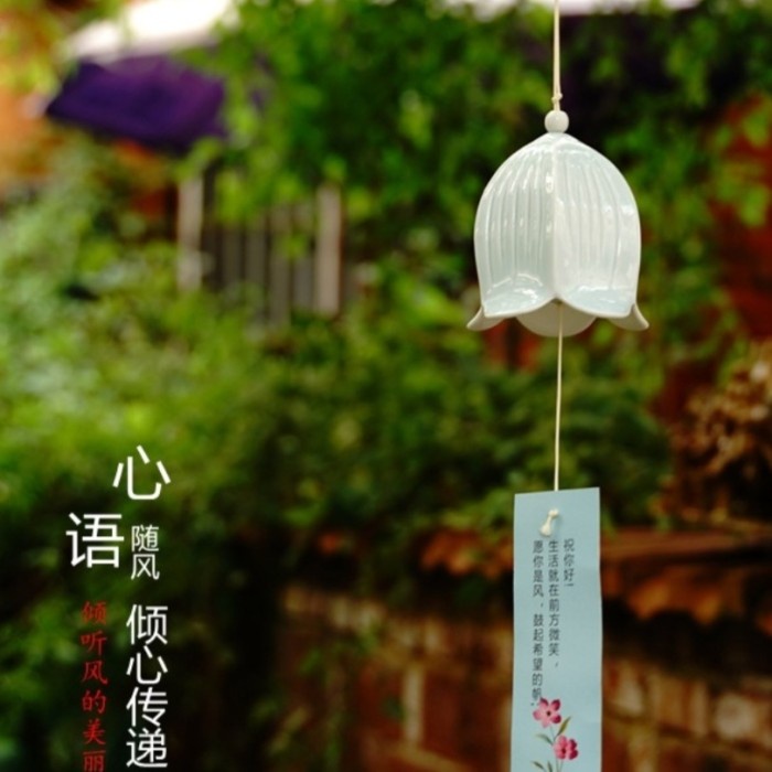 Promo Genta Angin Fungling Windchimes Lonceng Angin Jepang Keramik Porcelain