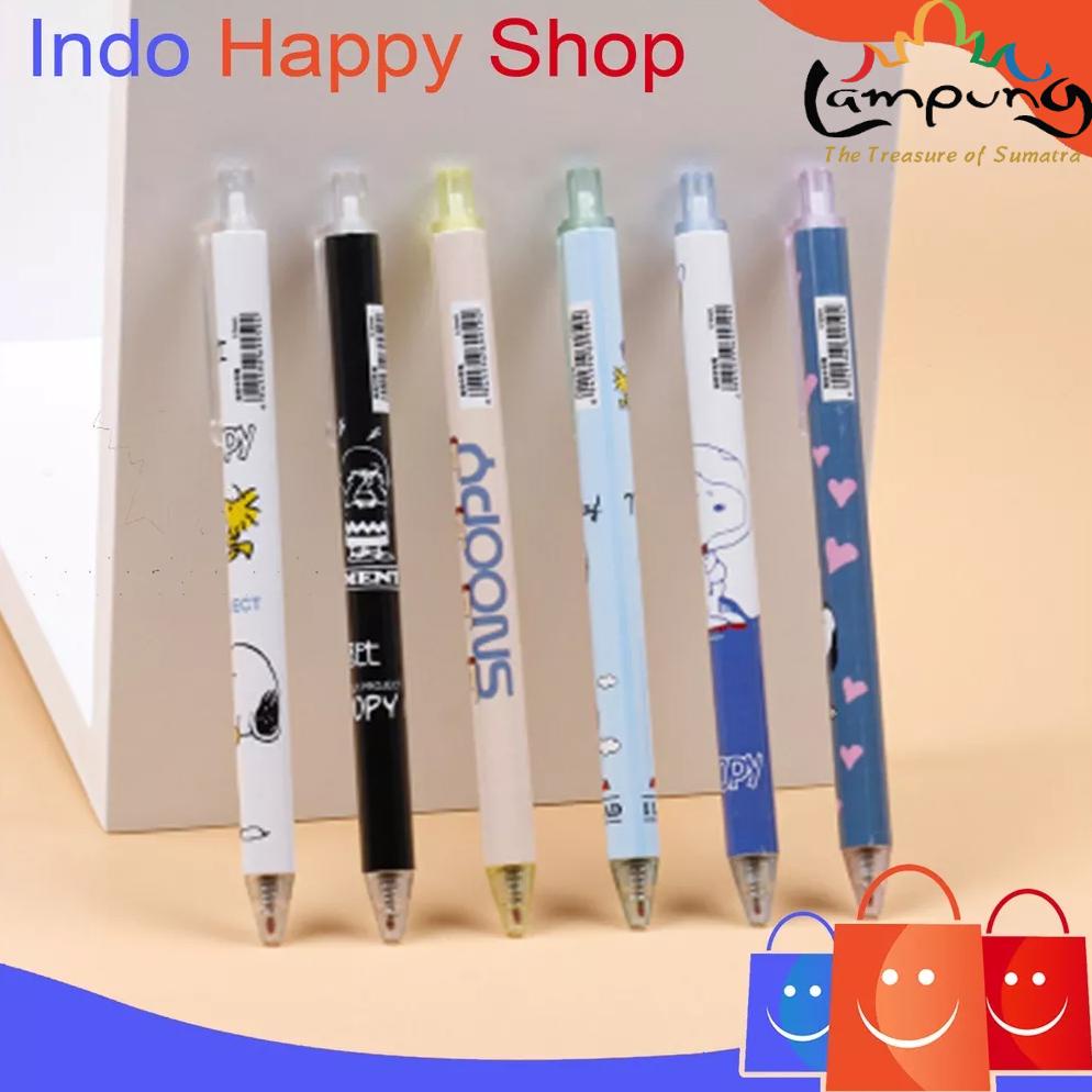 

Pulpen Gel Motif Snoopy Pulpen Pelajar Dan Kantor Pena Lucu Puppy Snoopy Press Gel Pen