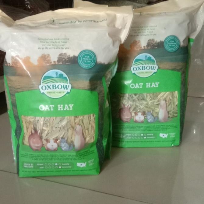 OXBOW Hay Pakan Kelinci 425g Makanan kelinci Oxbow Oat Hay Rumput