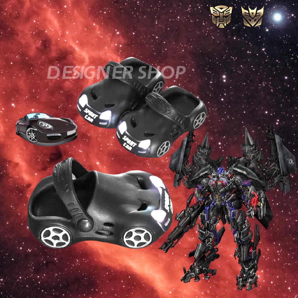 Sepatu Sandal Jelly Anak(Laki-Laki/Perempuan) Baim Lampu Led(Anti Air)