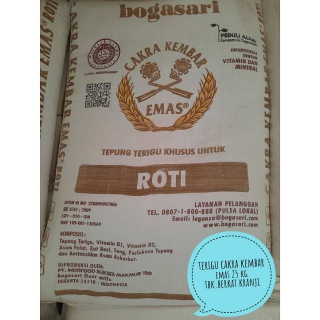 

TEPUNG CAKRA KEMBAR EMAS 25KG