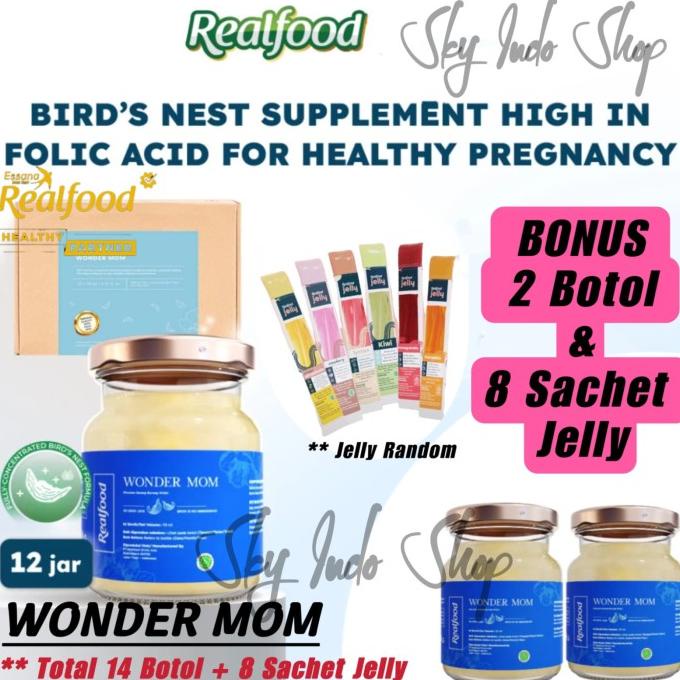 

Realfood Wondermom ( 8 Botol ) Minuman Sarang Burung Walet