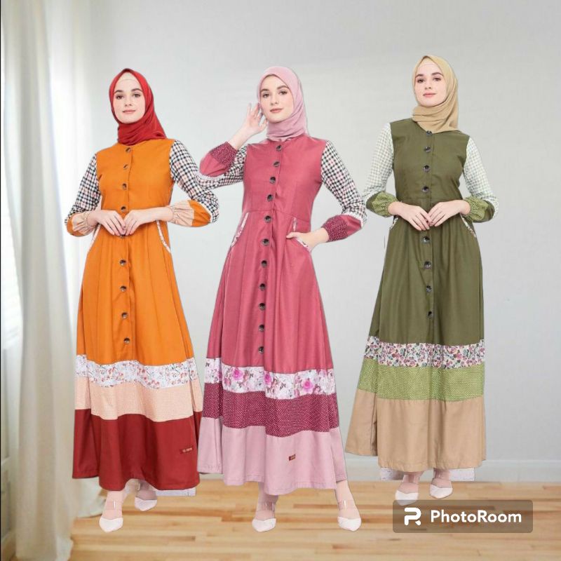 ZAYDA GAMIS ZG67 FASHION DRESS HIJAB MUSLIMAH