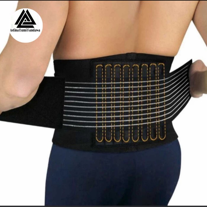 [Ori] Korset Lumbar/ Corset Hnp/ Penyangga Tulang Belakang - Size L Bisa Sameday