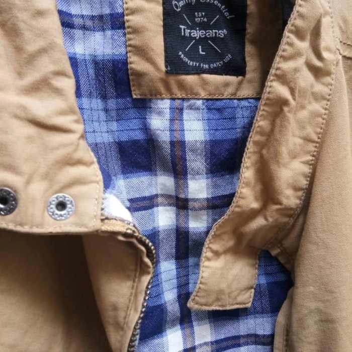 [Ori] Jaket Tirajeans Original Coklat Terbaru