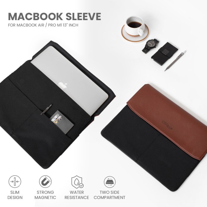 Macbook Air / Pro M1 13" Inch Sleeve Cover Case Tas Laptop Apple Promo Terbaru