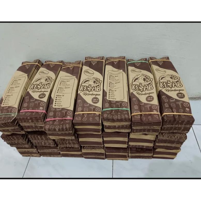 

Limited - box kebab 100 lembar / kemasan kebab / kertas kebab !!