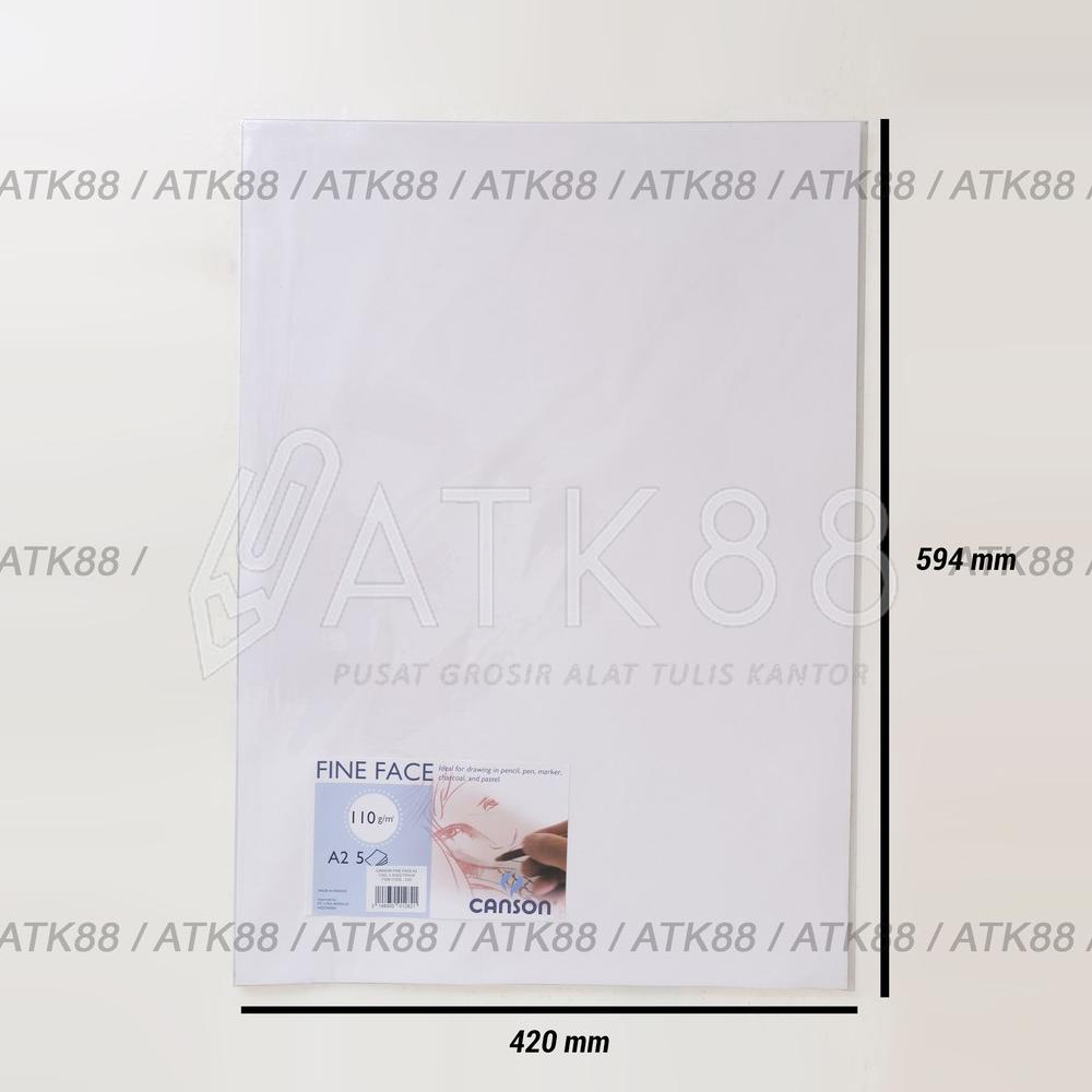 

Update! Canson Fine Face 110 Gsm A2 Kertas Gambar Pencil Pastel Paper 5 Lembar ~