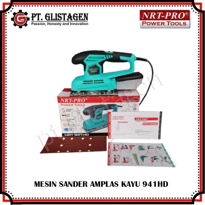 ✅New Ori Mesin Sander Amplas Kayu Electric Sander Nrt Pro 941 Hd Diskon
