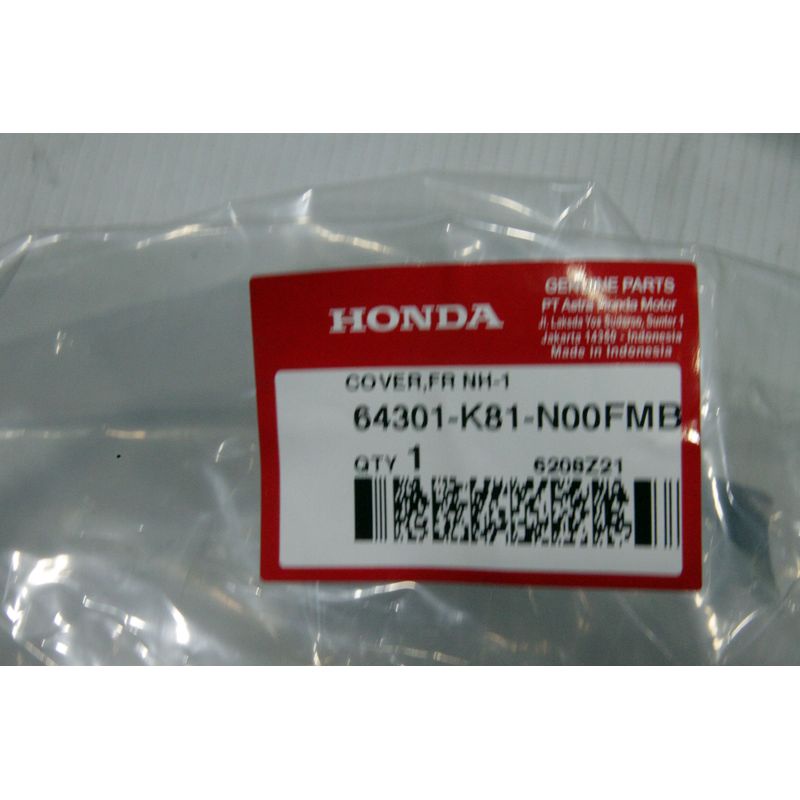 COVER DEPAN BEAT SPORTY (BLACK) - COVER FR (BLK) - 64301K81N00FMB