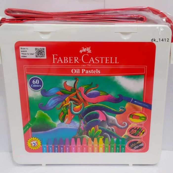 

Crayon Oil Pastel Faber Castell 60 Warna
