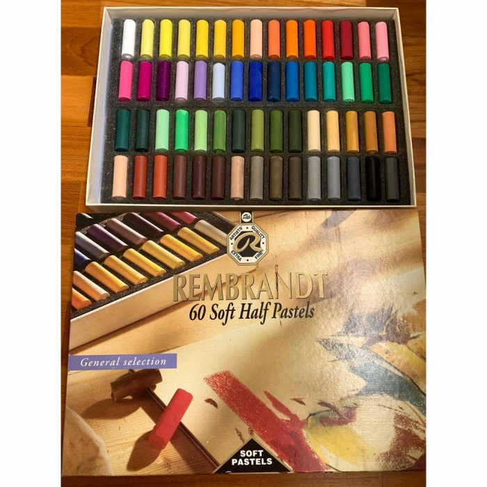 

rembrandt soft half pastel 60 color general selection