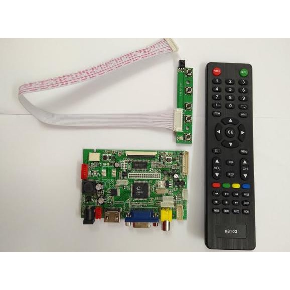 Universal Board LED LCD Monitor Mobil Main Board Mesin Driver Reversing Auto Switch AV TTL Isi 4