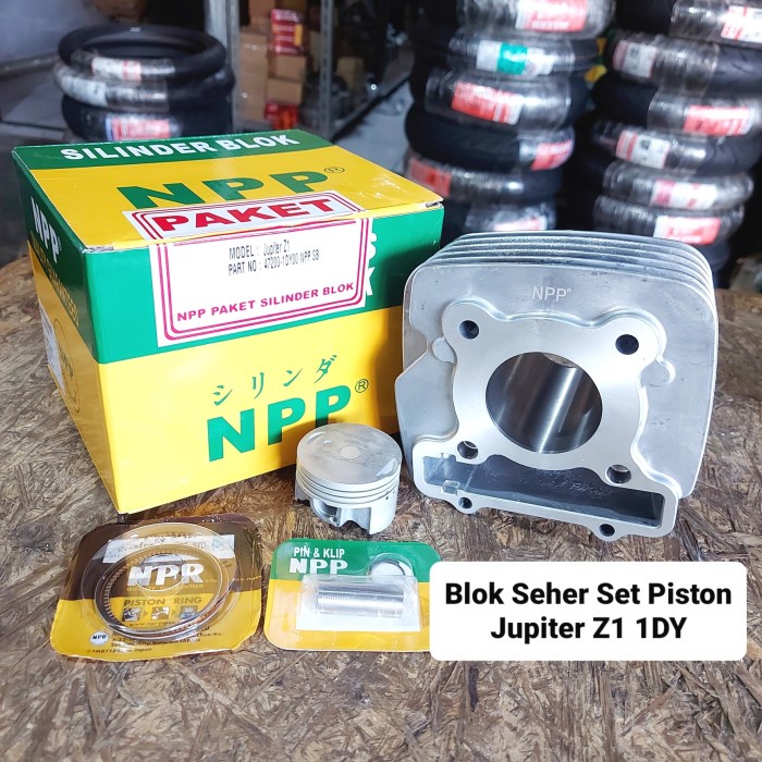 ✨New Ori Blok Block Boring Seher Set Piston Kit Yamaha Jupiter Z1 1Dy Npp Ori Bisa Gojek