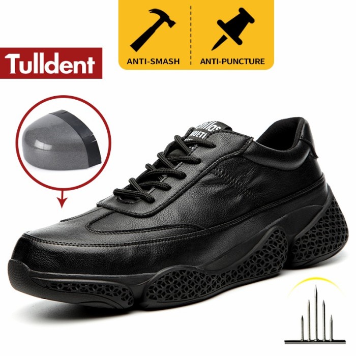 Sepatu safety k3 sepatu k3 sneakers safety sporty hitam anti air