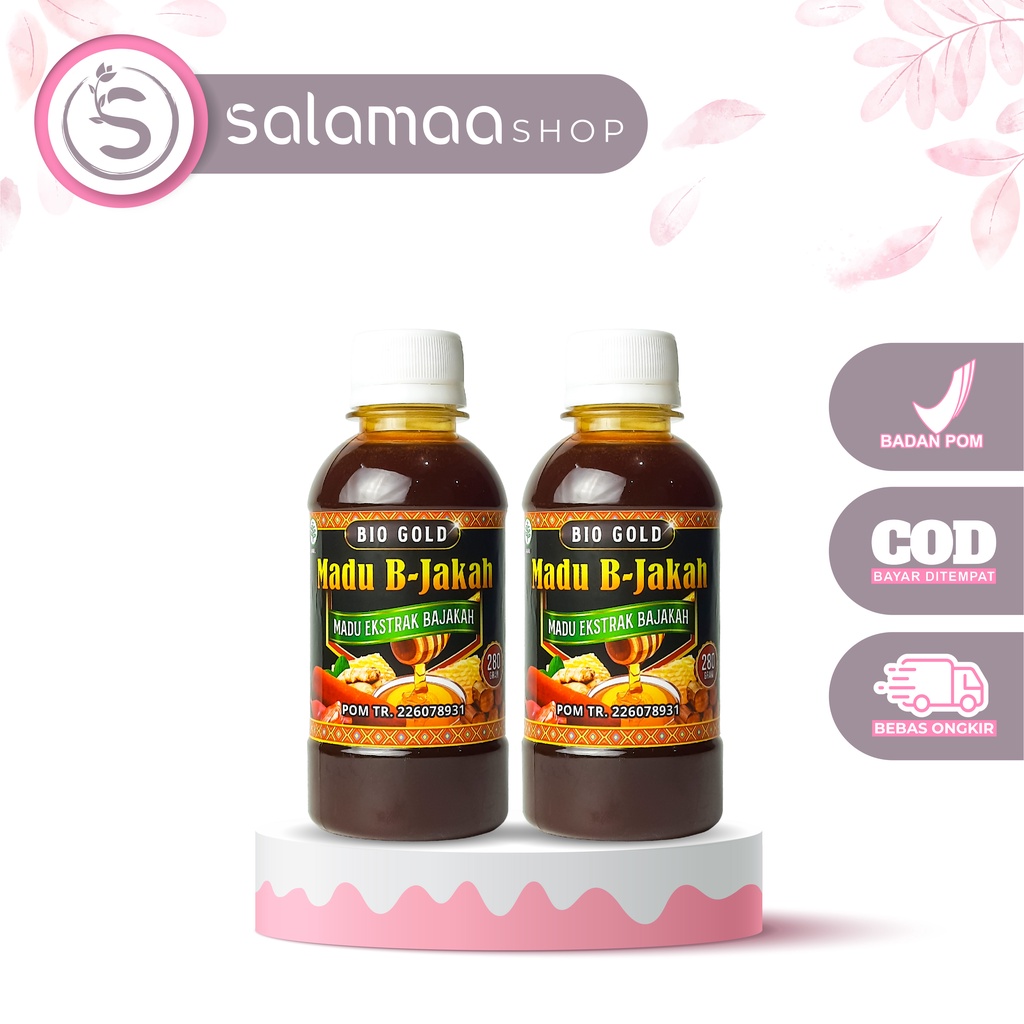 

Paket 2 Botol Madu Bajakah B-Jakah Bio Gold Plus Bawang Dayak Temu Putih Propolis Buah Merah Papua