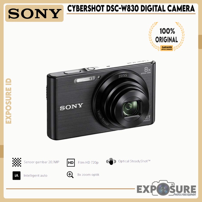 Kamera Cybershot Dsc-W830 / Poet Dsc W830 - Garansi Res