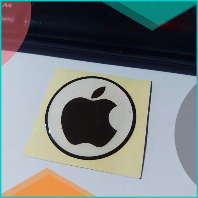 

Sticker Timbul Resin APPLE Logo IPhone Stiker Lentur 3D Kecil Satuan