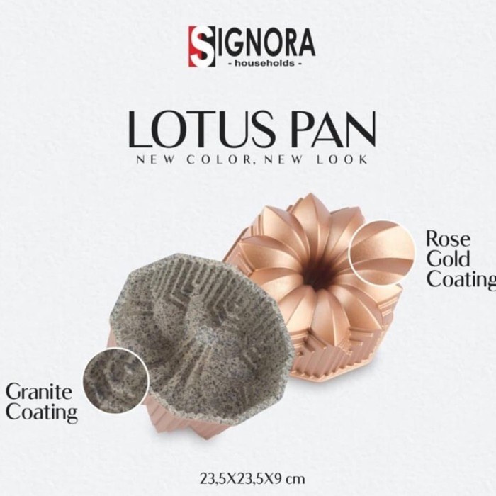 

✅Termurah Loyang Signora Lotus Loyang Marmer Loyang Puding Cetakan Kue Diskon