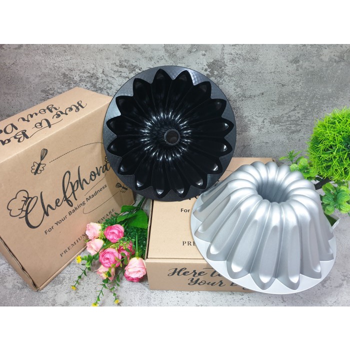 

✅Termurah Chefphora Loyang Kue Bolu Cake Tulban Fountain Lotus Banana Bundt Pan Terbaru