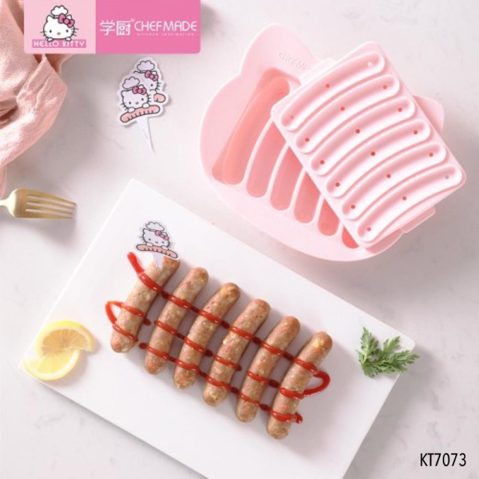 

✅Termurah Eltamart Chefmade Cetakan Sosis Silikon Sausage Mould Kitty Kt7073 Limited