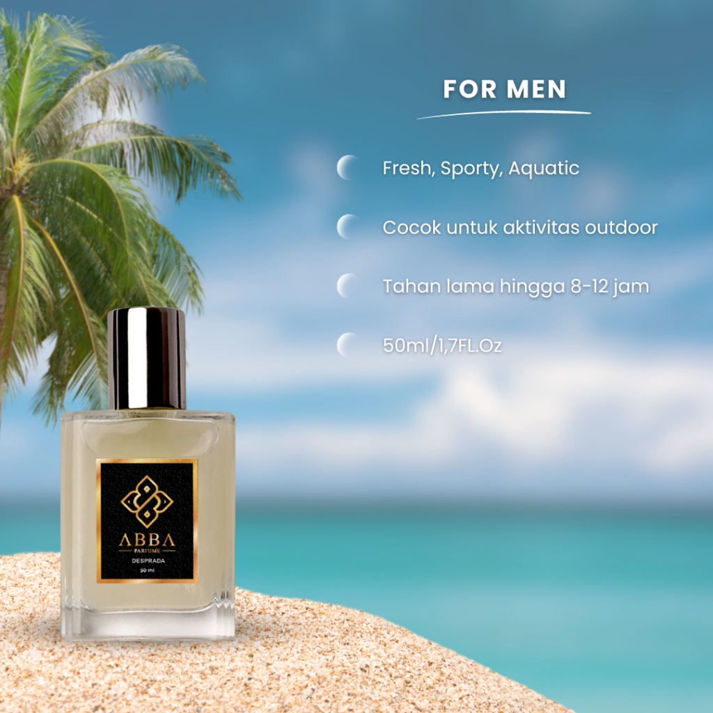 [PREMIUM] BEST PRODUCT ABBA Desprada Parfum Spray 50ml Parfum Pria EDP Parfum Cowok Parfum Murah
