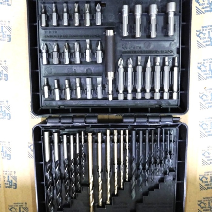 ✅Ori Mata Bor Set - Mata Bor Kayu-Mata Bor Beton-Mata Bor Set 50 Pcs Bisa Gojek