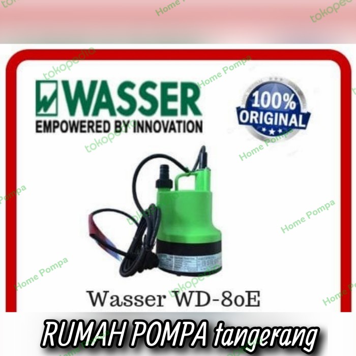 ✅Original Pompa.Celup Wasser Wd 80 E Pompa Celup Kolam Wasser Diskon