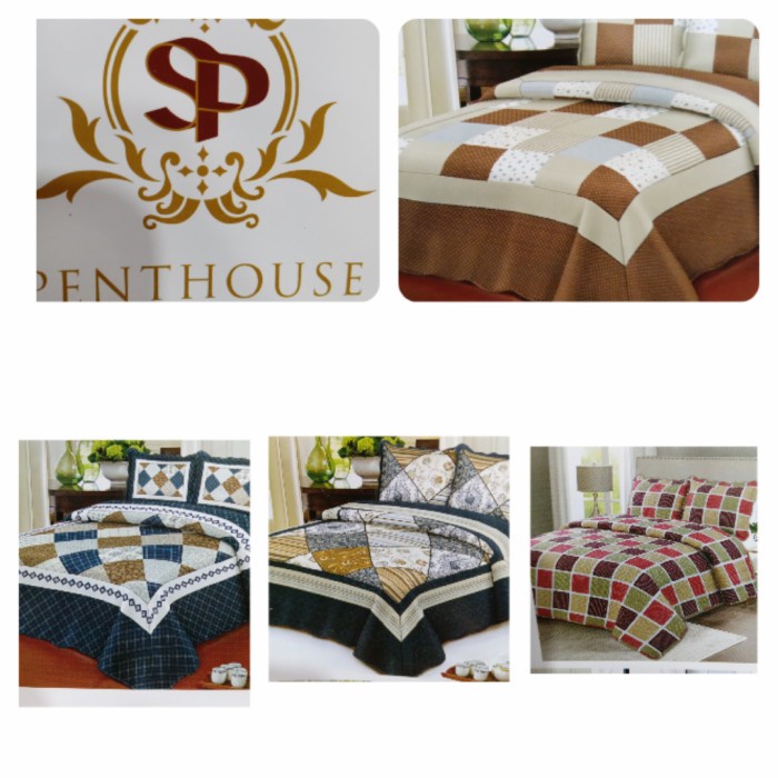 ✅Termurah Bed Cover Quilting Shabby 230X230Cm Berkualitas