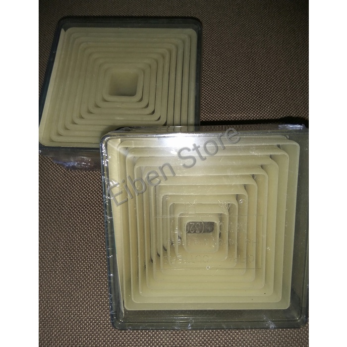 

✨Baru Nylon Cookie Cutters Square Plain Set-9 Bisa Gojek