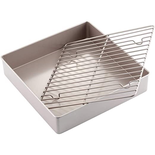 

✨Baru Chefmade Wk9811 - Loyang Kotak Rack / Deep Square With Rack 11Inch Limited