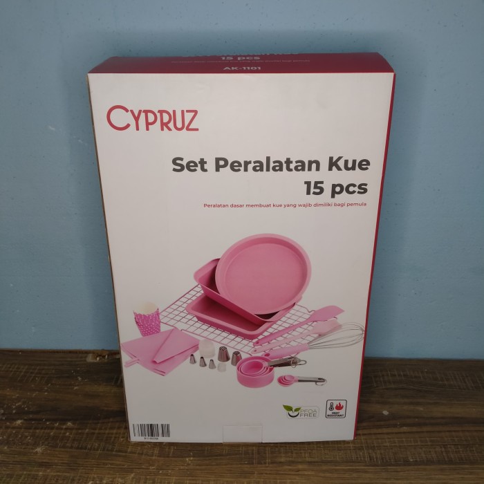 

✅Termurah Cypruz Basic Baking Set Peralatan Kue Isi 15 Carbon Steel Terbatas